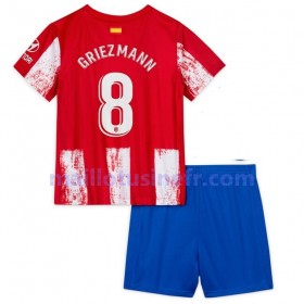 Maillot de Foot Atlético Madrid Antoine Griezmann 8 Domicile 2021-22 - Enfant